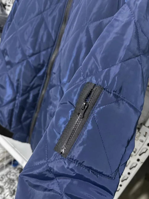 Winter New Jacket Men's Baseball Collar Mesh Pressed Lightweight  .