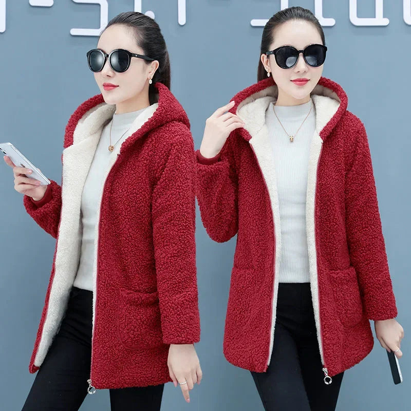 Hot Sale Of The Season New Korean Style Loose Fleece.