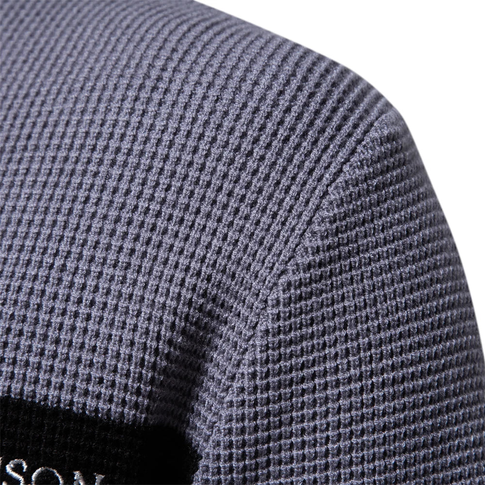AIOPESON Fashion Stripe Youth Sweater for Men Casual.