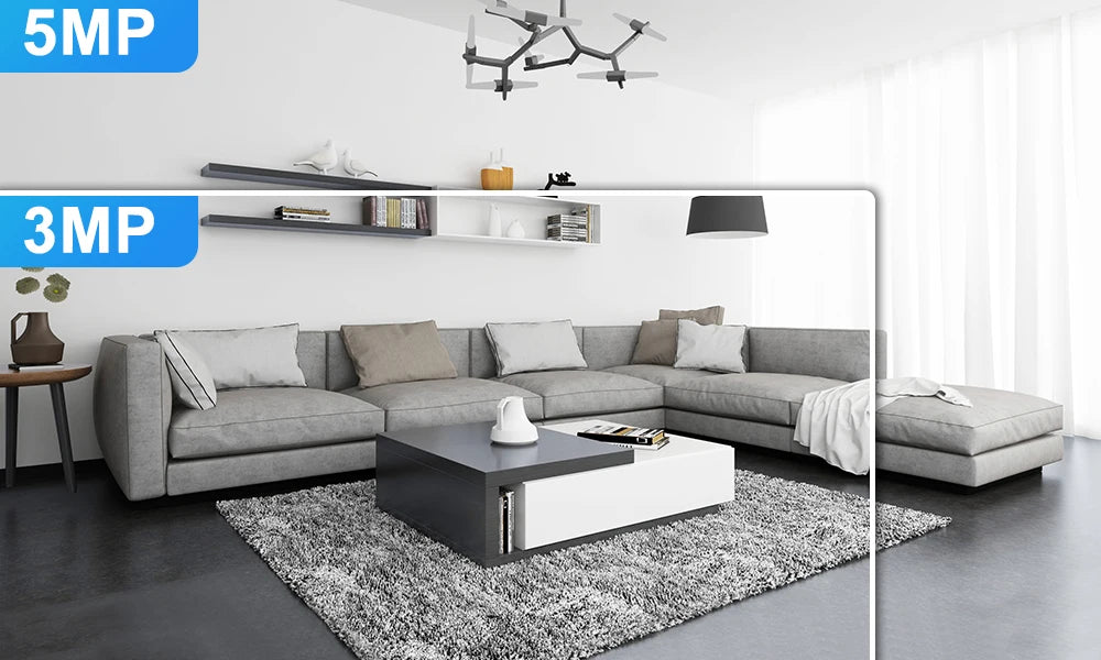 Face Fetection Security Camera BNC 5MP Outdoor CCTV .