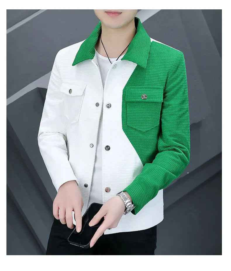 Spring Autumn Men Jacket Korean Style Casual  Cargo jacket.