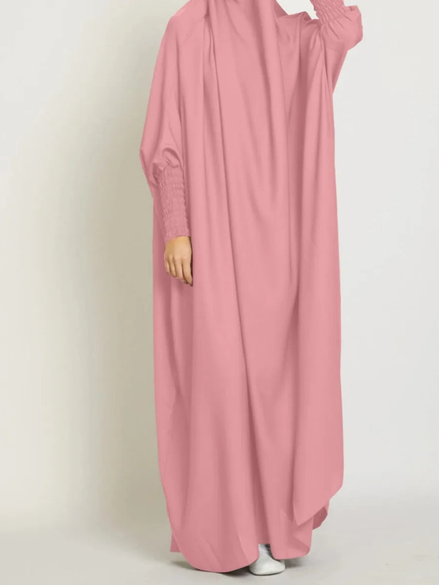 One Piece Jilbab Dress for Women Muslim Hooded Dress .