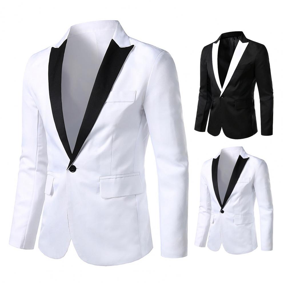 Men Suit Jacket Long Sleeve Men Suit Blazers.