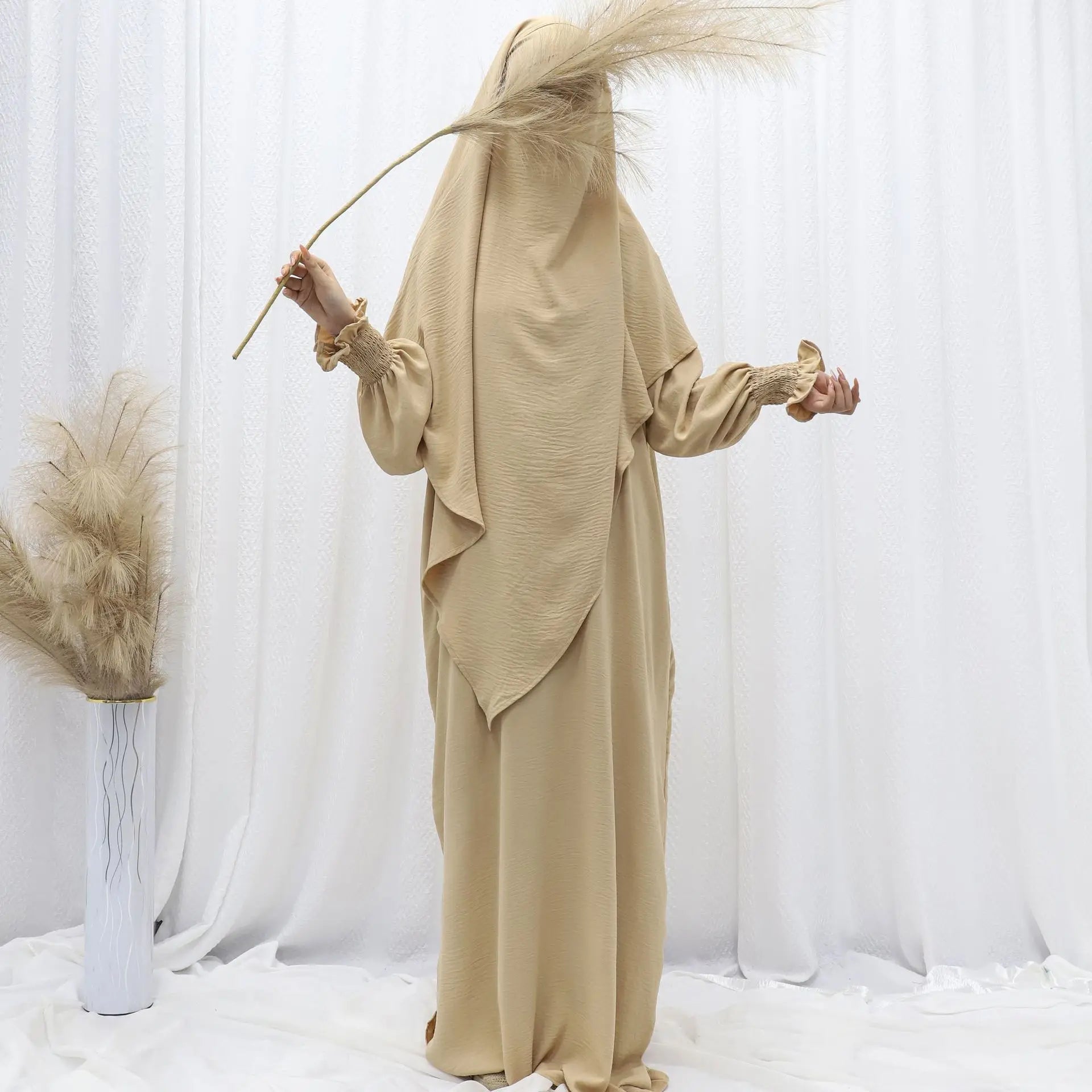 Ramadan Modest Muslim Women Dresses Headscarf Abaya .