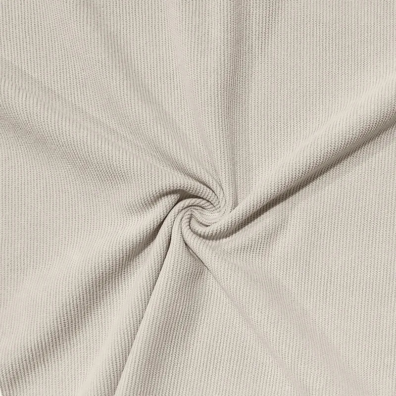 Casual Mens Corduroy Suits Short Sleeve Zipper Polo Shirts And Pants Mens Two Piece Sets Streetwear 2024 Summer Fashion Outfits