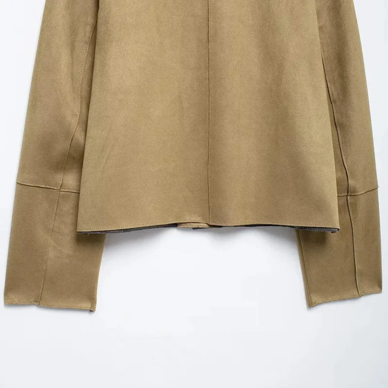 Fleece Jacket Outerwears Women Autumn Winter Long Sleeve,