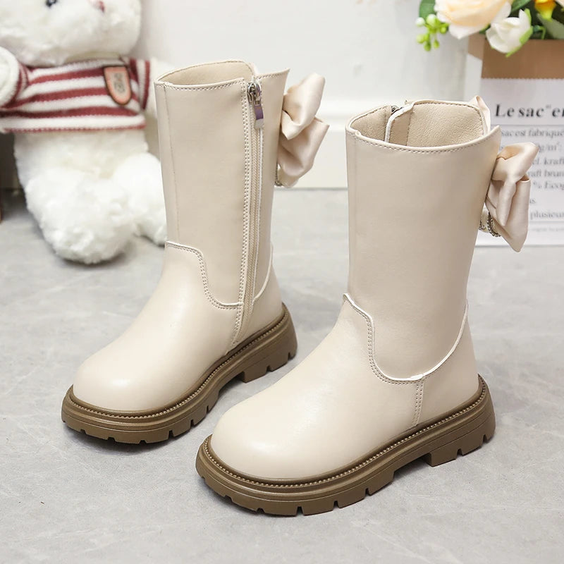 Kids Shoes for Girl Children Fashion  Boots Autumn Winter.