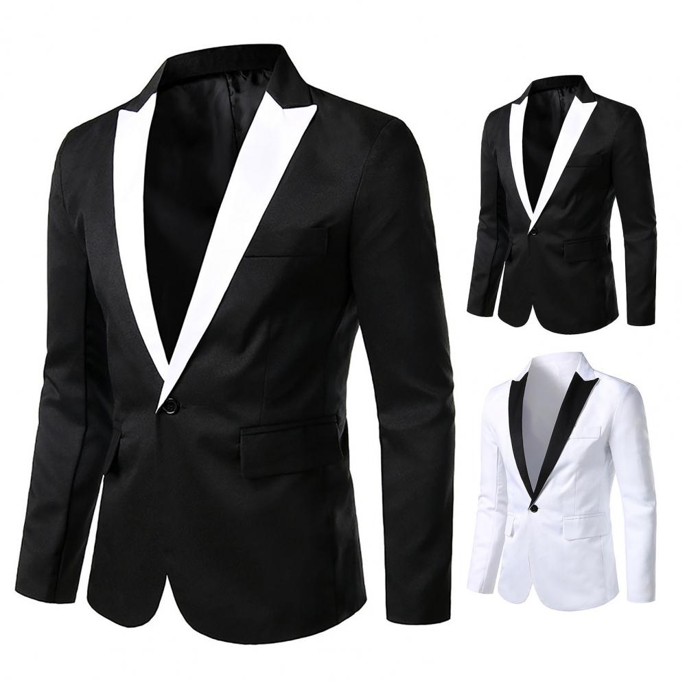 Men Suit Jacket Long Sleeve Men Suit Blazers.
