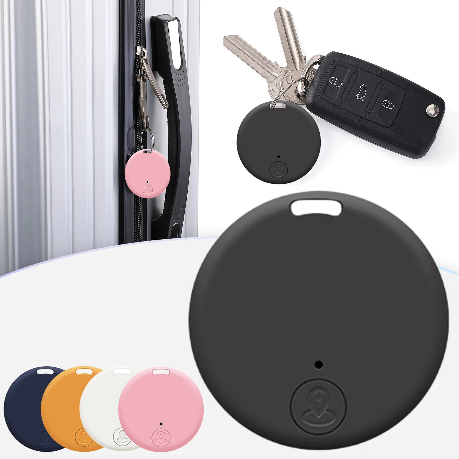 Mini GPS Locator AntiLost Alarm Wallet Keychain Smart Tag Bluetooth.