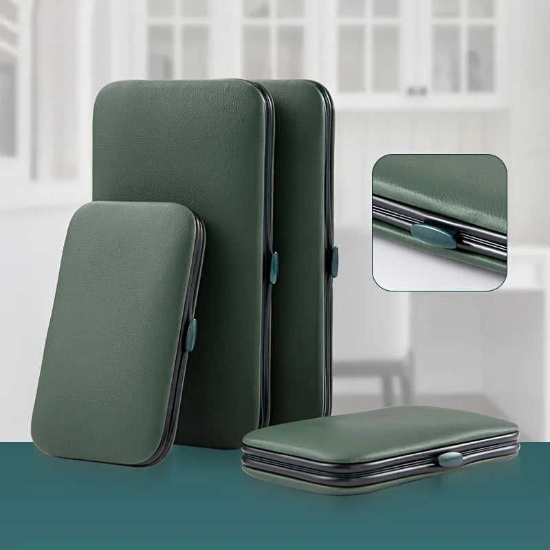 Professional 7/10/12/18 Piece Nail Care Kit Stainless Steel .