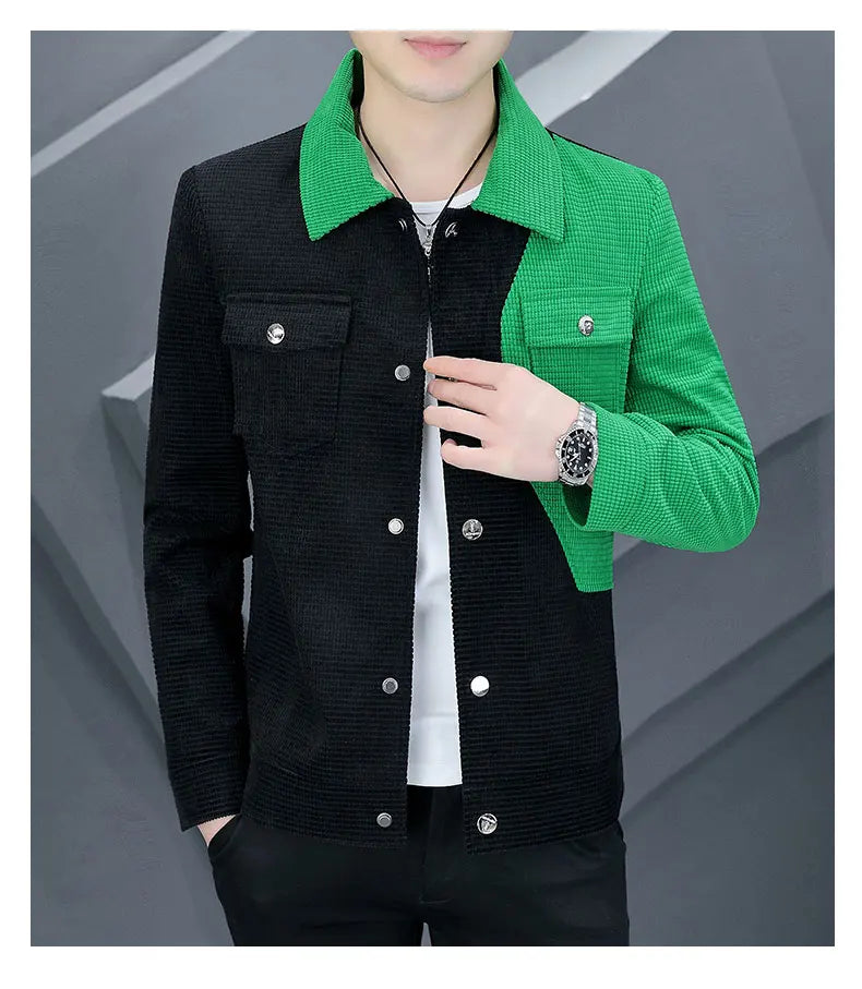 Spring Autumn Men Jacket Korean Style Casual  Cargo jacket.