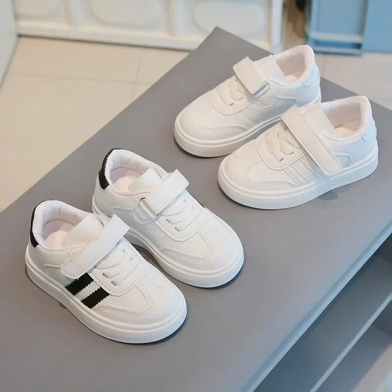 Kids Sports Shoes for School Boys Girls White Shoes.