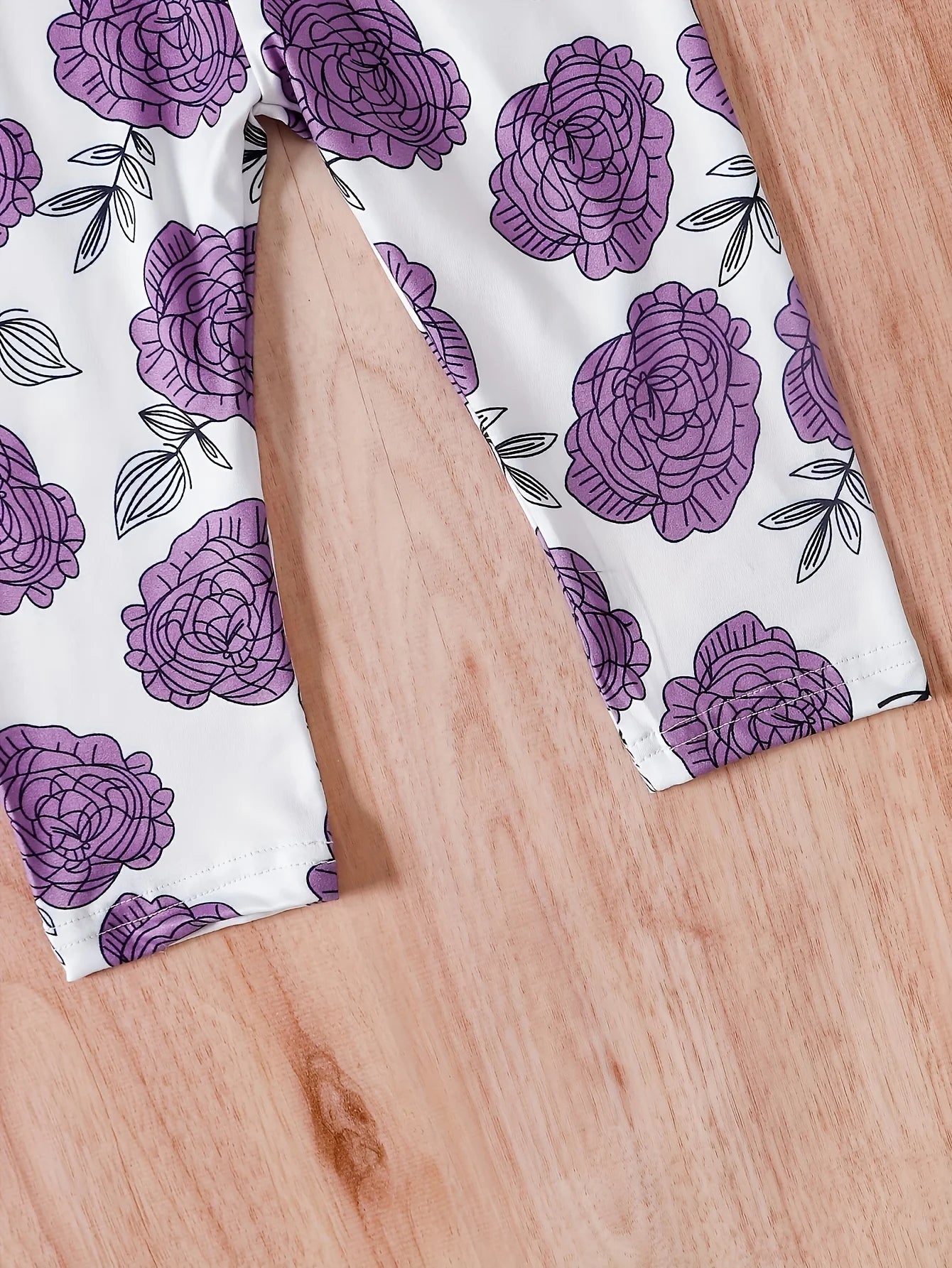 0-3 Years Baby Girl 3PCS Clothes Set Purple Short Sleeved Top+Floral Pants+Headband Fashion Toddler Girl Summer Daily Outfits