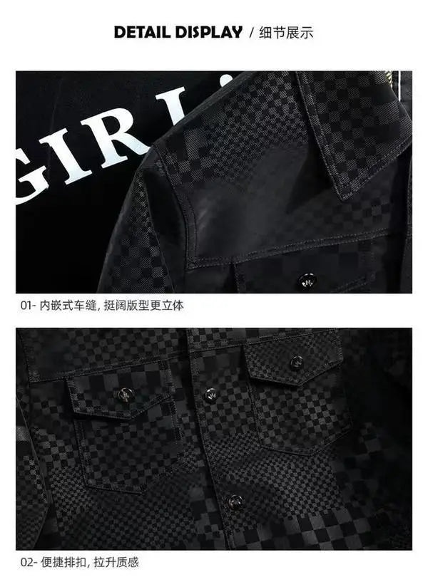 Men's Jacket Autumn Winter Slim Plus Fashion trend .