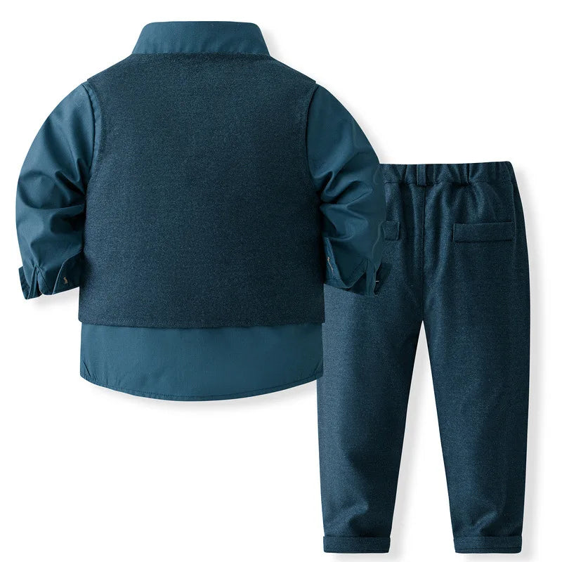 4Piece Spring Kids Clothes Boys Korean Outfit Set .