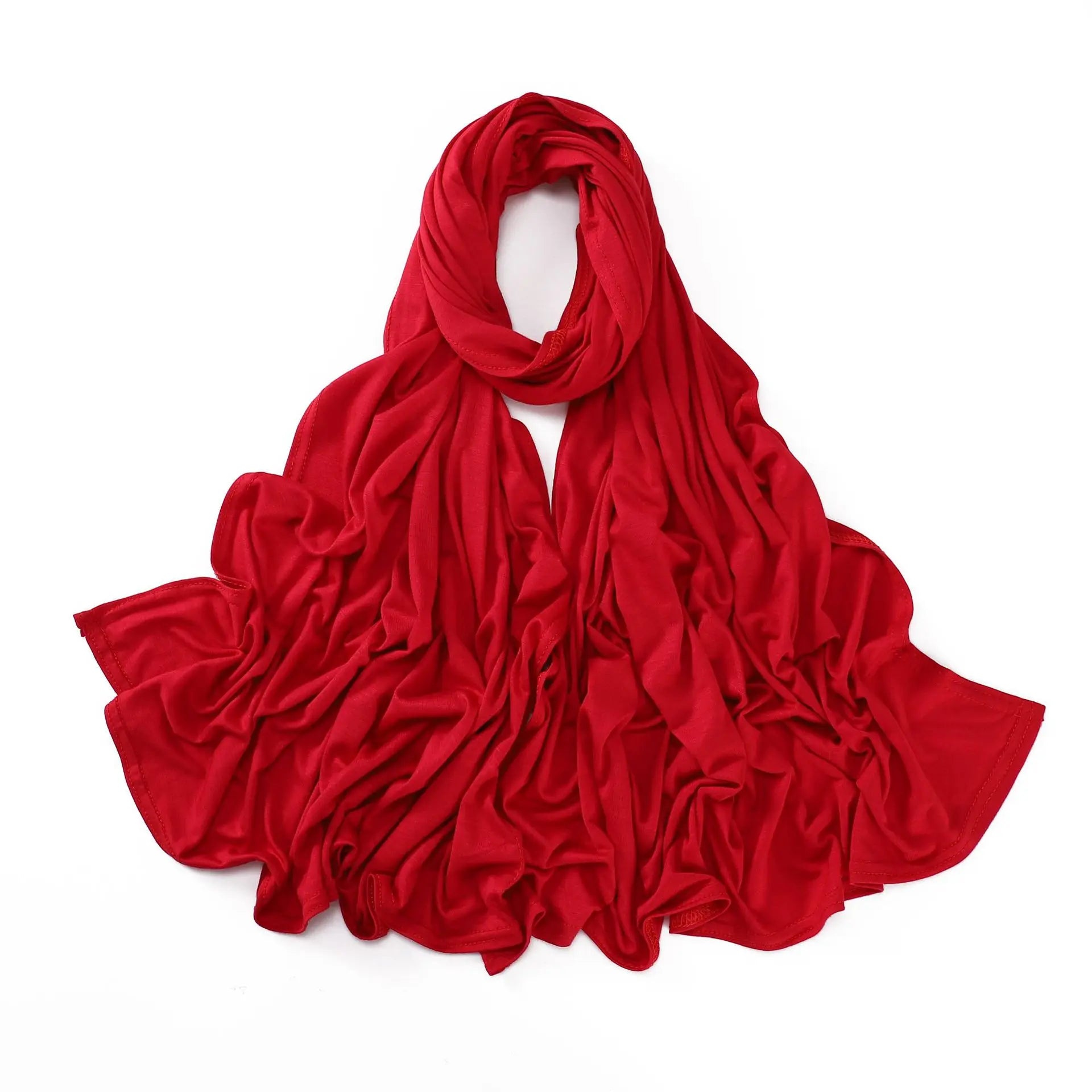 Modal Cotton Jersey Hijabs For Woman Long Muslim Scarf .