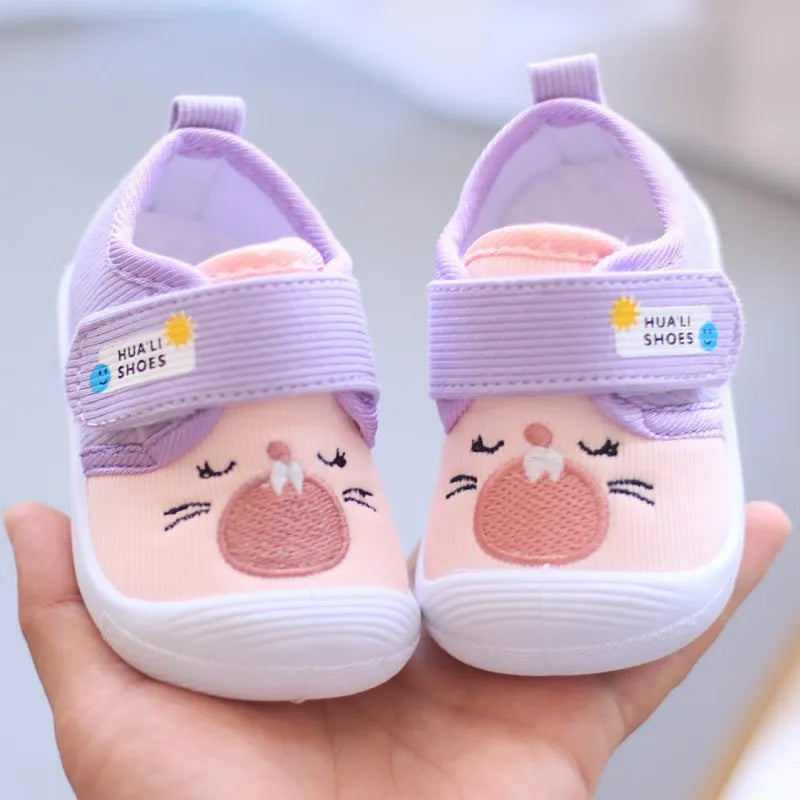 Infant Kids Baby Cartoon Anti Kicking Functional Shoe.