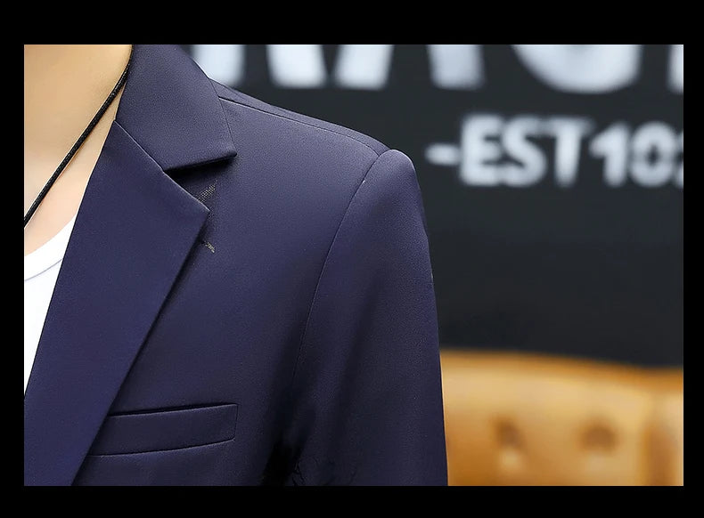 Top Quality Brand Casual Suit Jacket New thin Men .