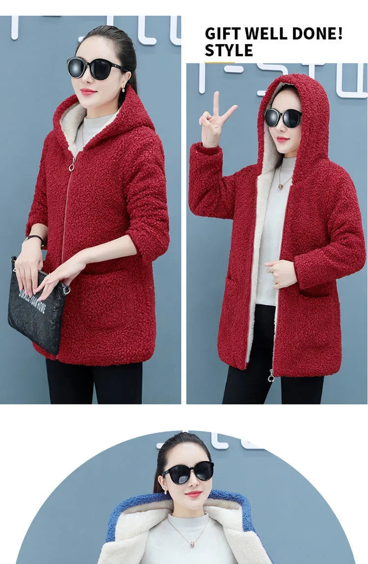 Hot Sale Of The Season New Korean Style Loose Fleece.