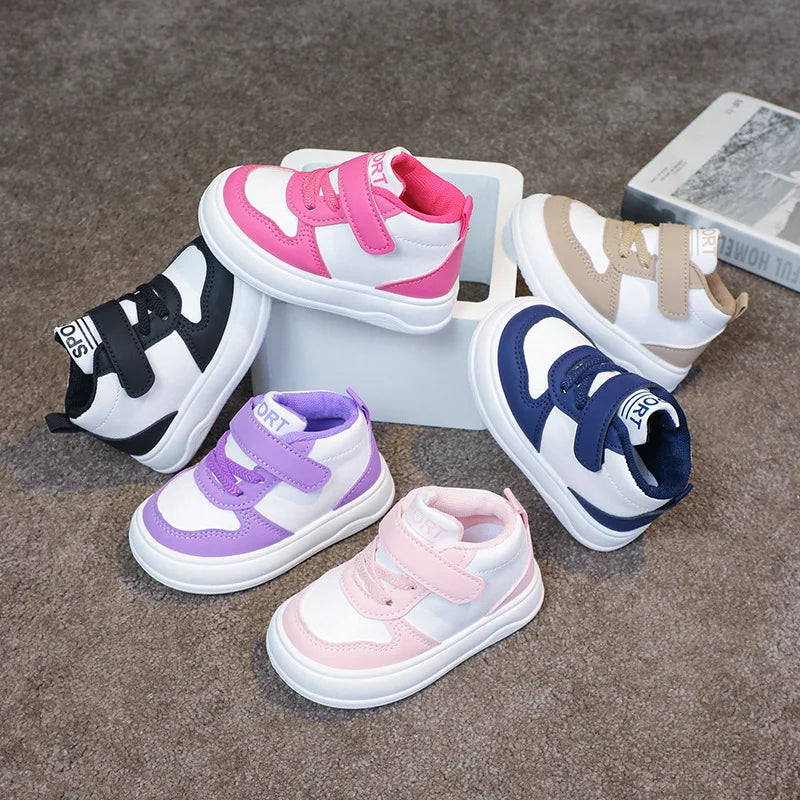 Fashion Kids Sneakers Spring Autumn High Top Breathable Casual Shoes .