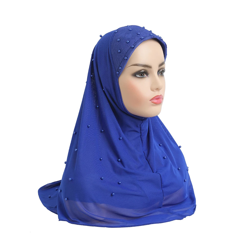 big girls adults soft net two layers muslim scarf islamic hijab.