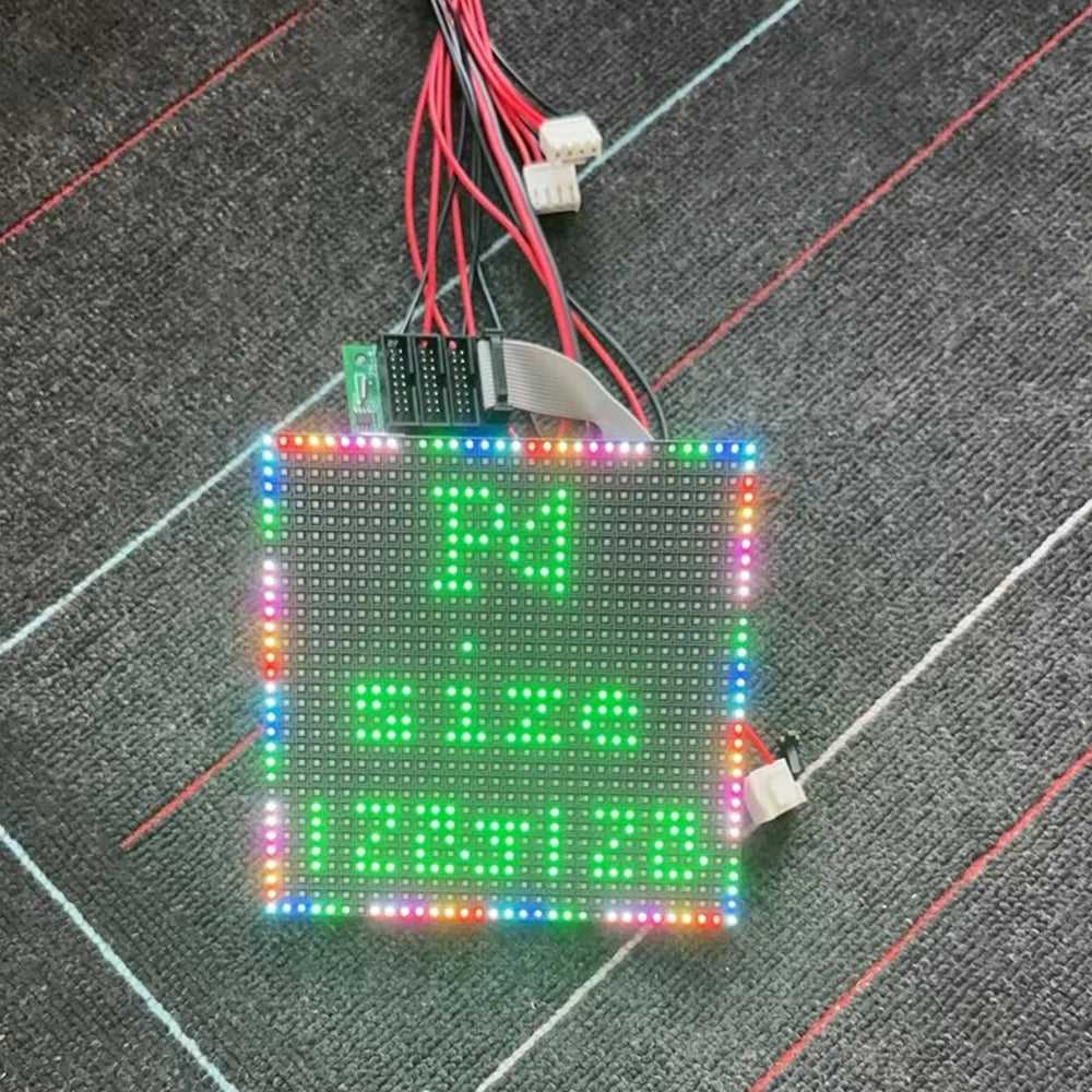 32X32 P4 LED Screen Panel Module HD Indoor Advertising Screen .