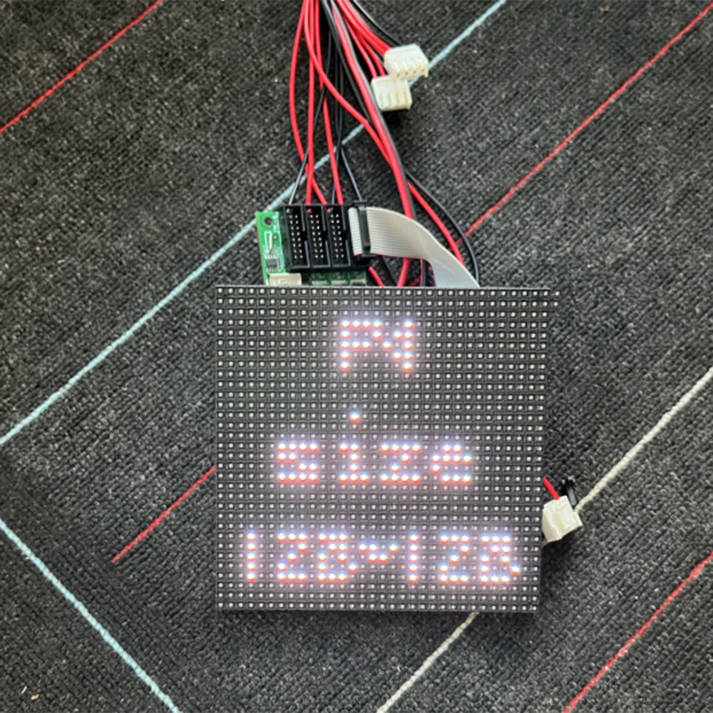 32X32 P4 LED Screen Panel Module HD Indoor Advertising Screen .