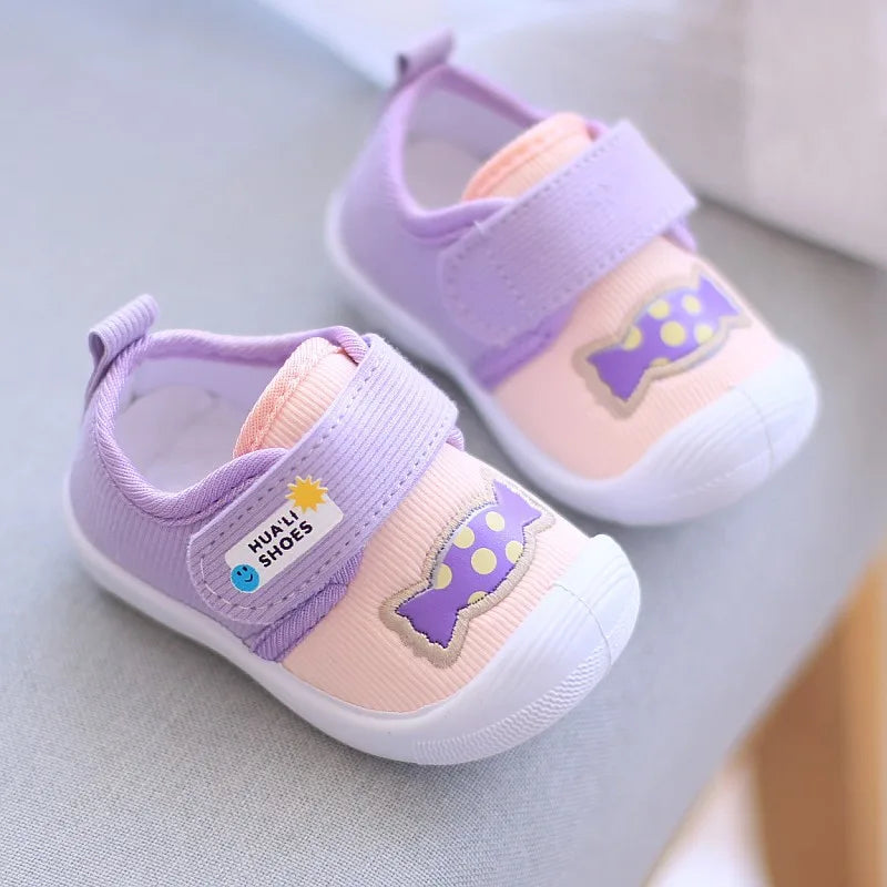 Infant Kids Baby Cartoon Anti Kicking Functional Shoe.