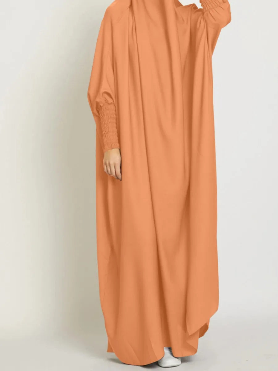 One Piece Jilbab Dress for Women Muslim Hooded Dress .