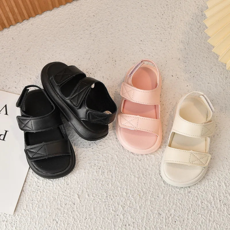 Kids Beach Shoes Casual Soild Color Boys Girls Sandals .