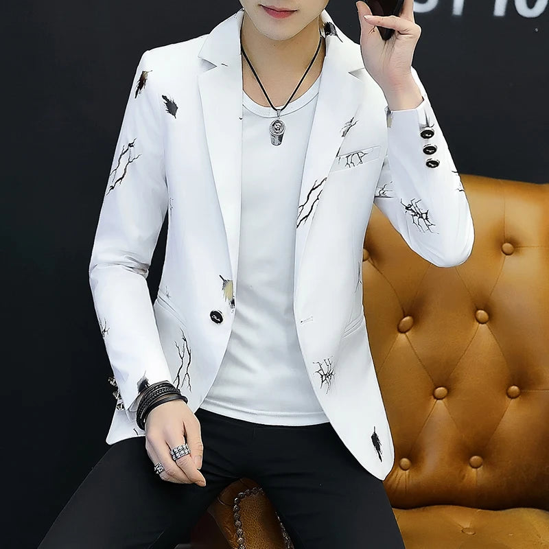 Top Quality Brand Casual Suit Jacket New thin Men .