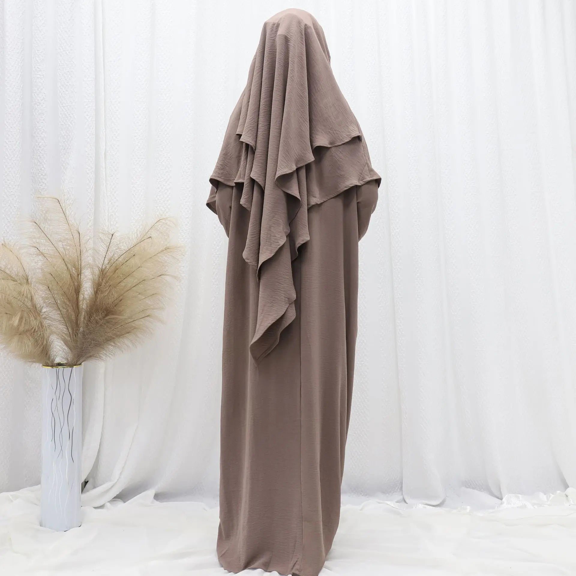 Ramadan Modest Muslim Women Dresses Headscarf Abaya .