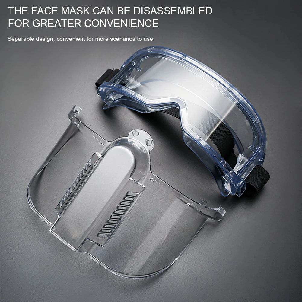 Mask For Full Face Cover Detachable Anti-Dust Face Protector .