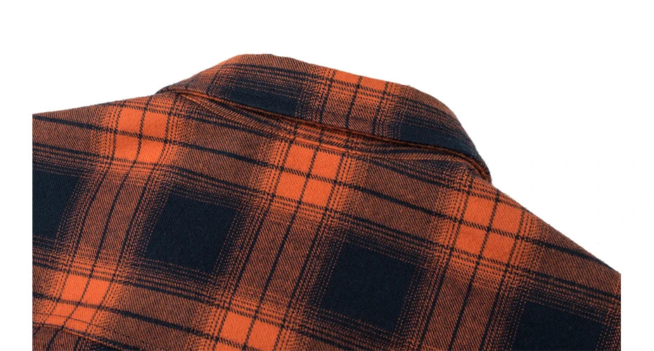 MAGCOMSEN Men's Fleece Plaid Flannel Shirt Jacket.