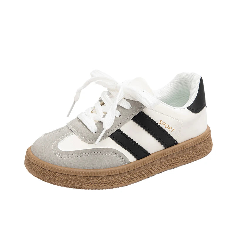 New Simple Kids Sneakers for Girls Patchwork Non-slip Boys Causal .