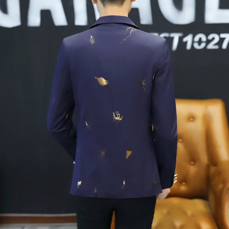 Top Quality Brand Casual Suit Jacket New thin Men .