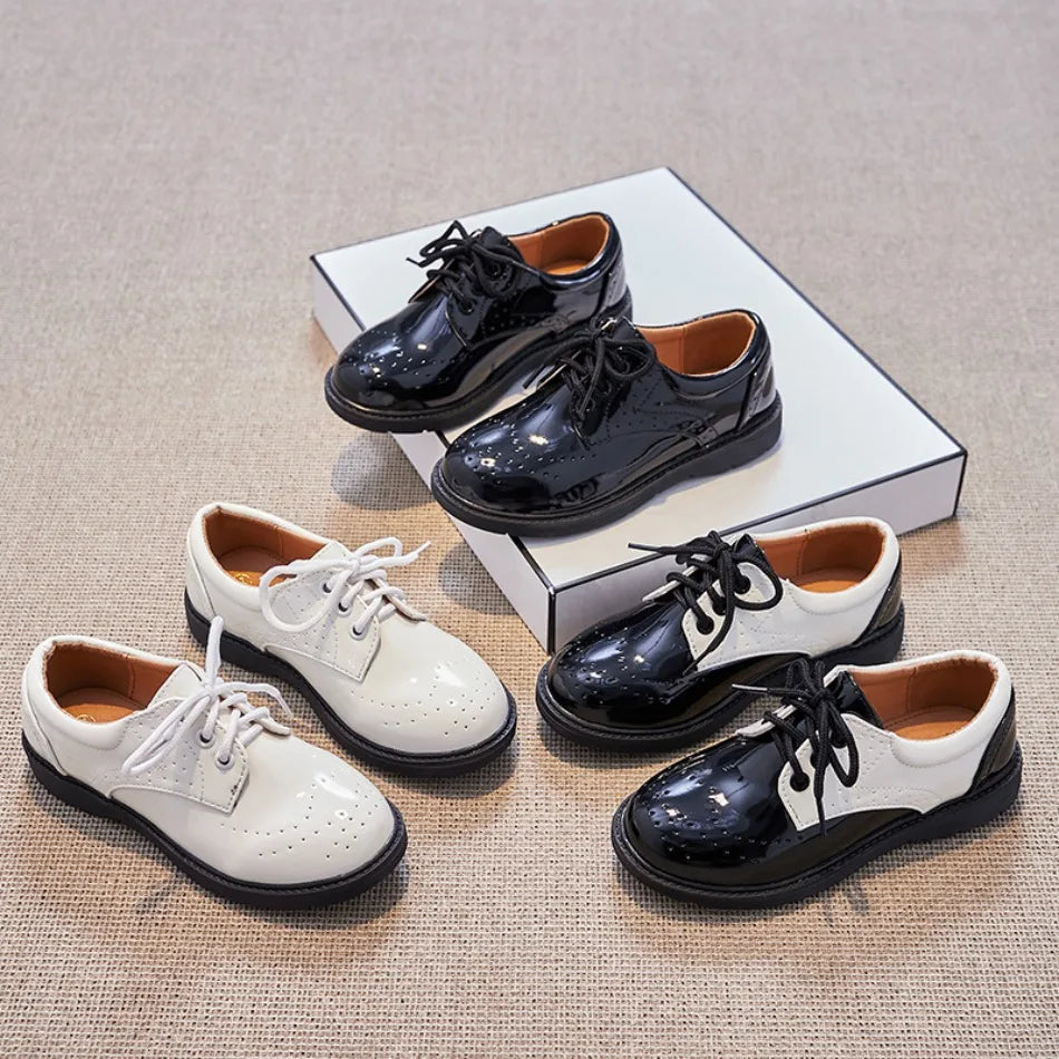 Kid Shoes For Boys PU Leather Shoes For Kids Wedding .