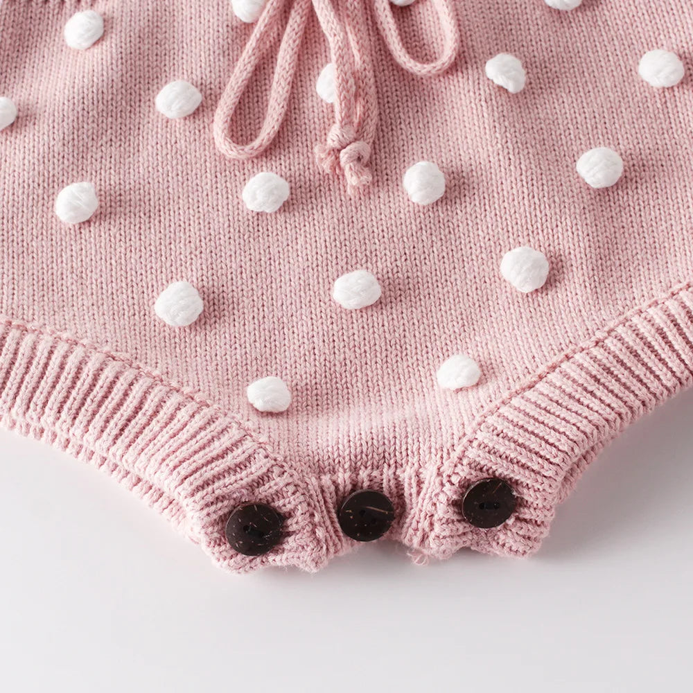 Baby Boys Girls Knit Rompers Baby Clothes New Spring Autumn Knit Rompers Infant Boys Girls Vest Triangle Rompers Baby Clothes