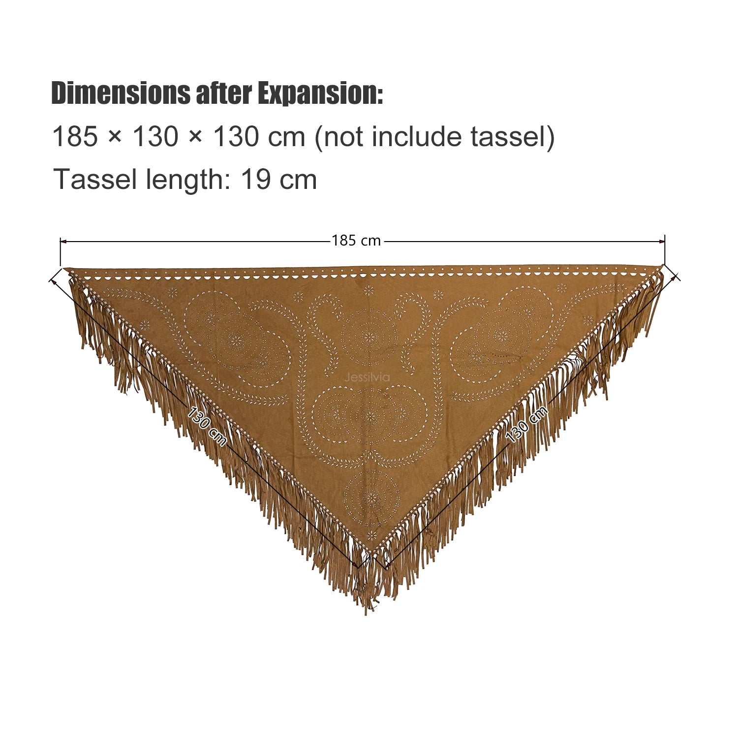 Women's Loose Suede Fringe Open Poncho Cloak Shawl .