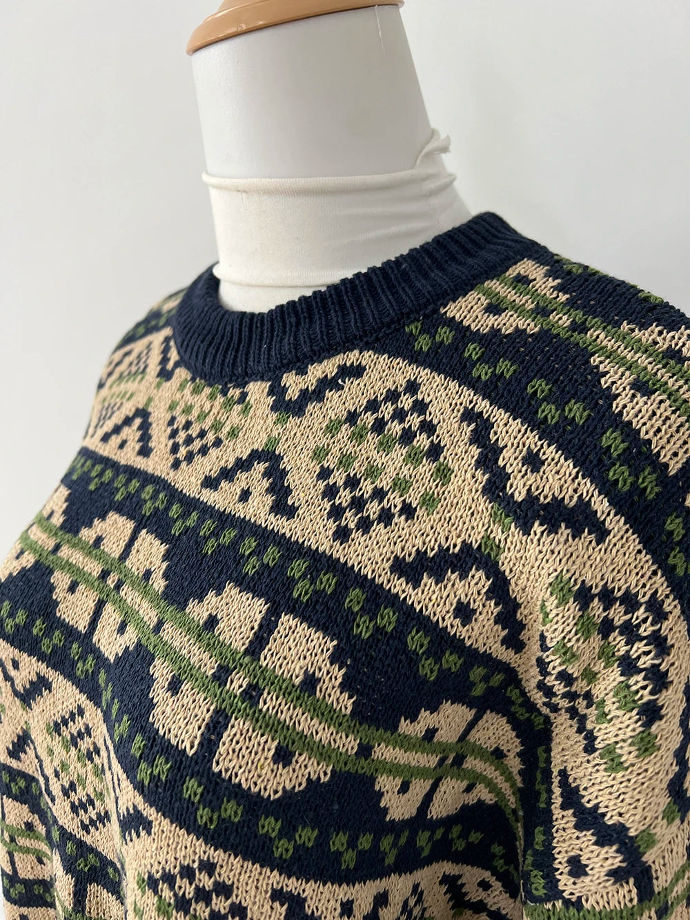 Japanese Style Knitted Sweater Couple Vintage Pullovers Causal Loose High Street Knitwears Men Jumpers Male Clothes