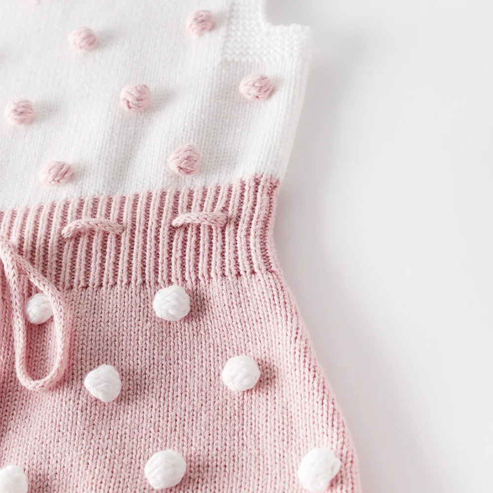 Baby Boys Girls Knit Rompers Baby Clothes New Spring Autumn Knit Rompers Infant Boys Girls Vest Triangle Rompers Baby Clothes