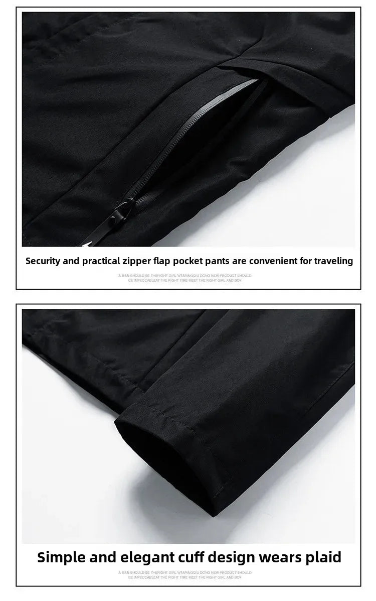 Style Men's Jacket Spring Autumn  Casual Hooded For Men's .