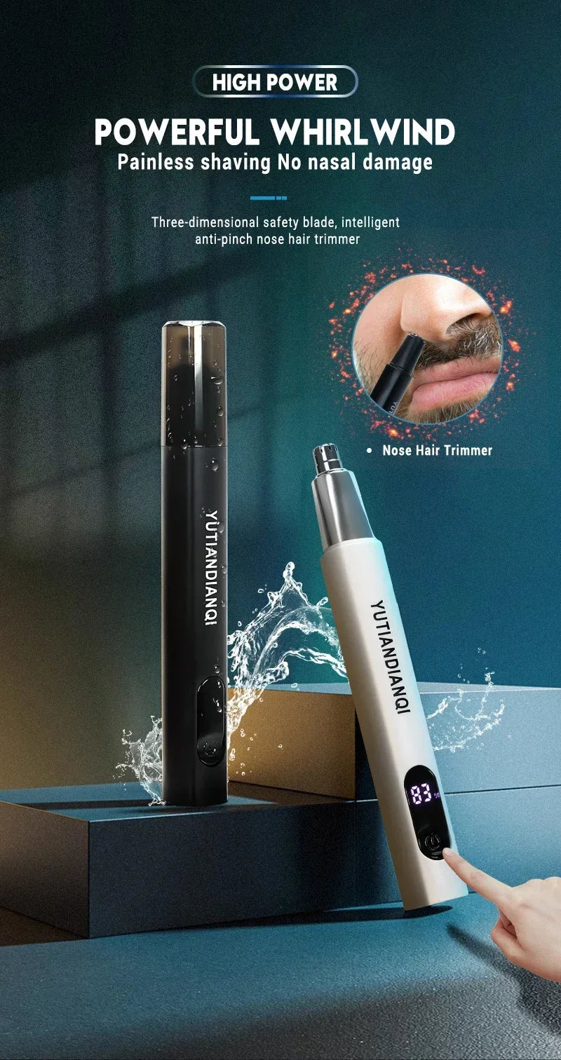 2 In 1 Electric Portable Ear And Nose Hair Trimmer Clipper .