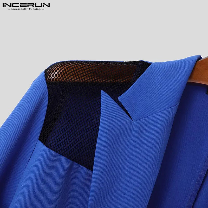 Fashion Male Long Sleeved Cardigan Blazers .