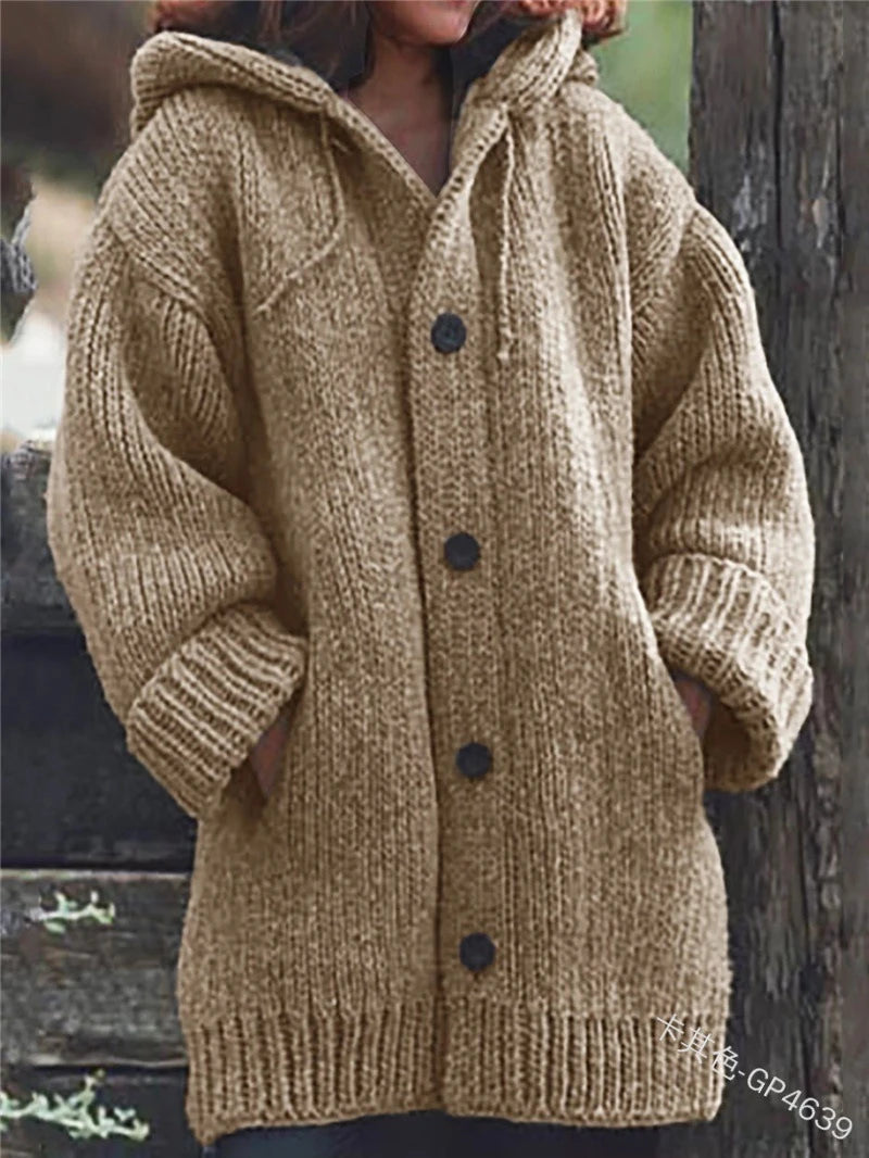 Fashion Warm Autumn Winter Sweater Long Sleeve Cardigans .