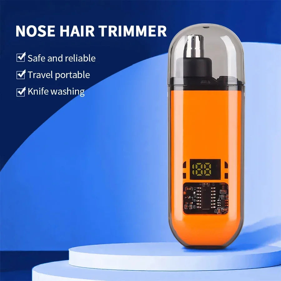2 In 1 Electric Portable Ear And Nose Hair Trimmer Clipper .