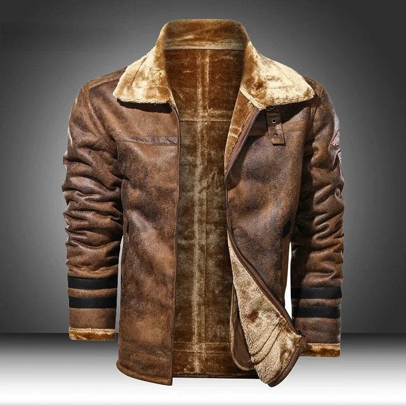 Men Leather Flights Jacket High Quality Leather Jackets .