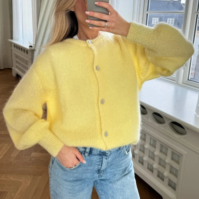 Maemukilabe Women Chic Fashion Cardigans Spring ,