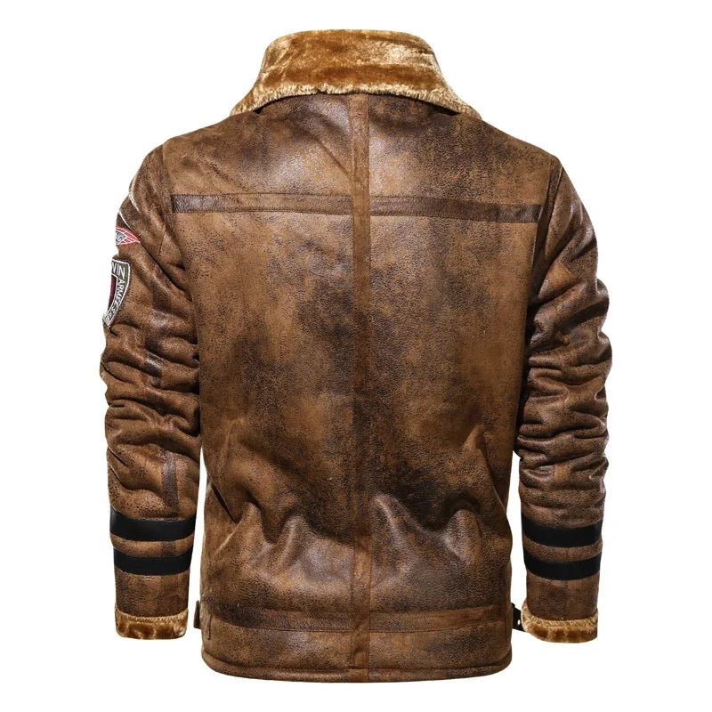 Men Leather Flights Jacket High Quality Leather Jackets .