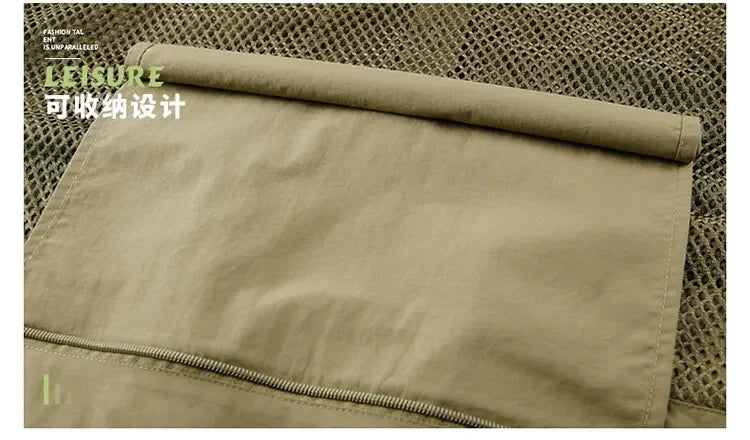 14 Pockets Summer New Men US Tactical Hiking Fishing Vest Mens.